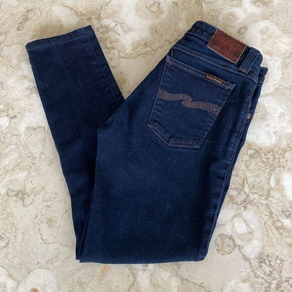 Nudie Jeans Skinny Lin Dry Steel Jeans - Picture 6 of 10